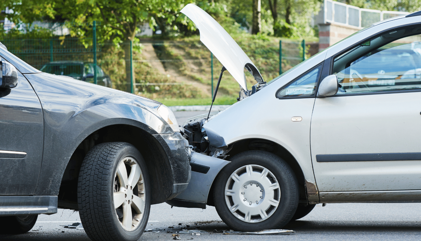 Head-on collision car accident in Mesa, Arizona